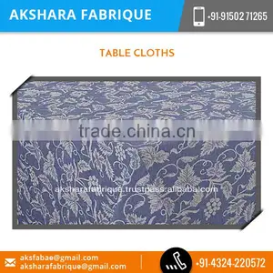 Highly Decorated Printed Table Cloth Available From Pioneer Manufacturer thumbnail-1