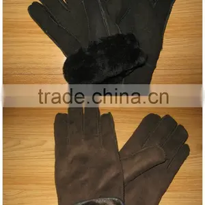 Genuine Lambskin Men's Driving Gloves Warm and Antislip Gloves thumbnail-1