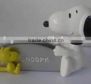 Lovely Snoopy Cartoon Resin Figurines Statues thumbnail-3
