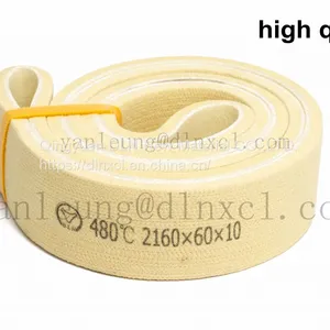 500 Degrees High Temperature Resistance Kevlar Endless Belt for Aluminium Extrusion Industry Handling System thumbnail-1