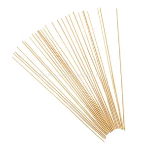 Small Bamboo Wooden 6 Inch Skewers 12 Inch thumbnail-1