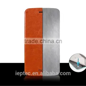 MOFi PU Leather Smart Mobile Phone Flip Cover Cases for Samsung Galaxy S6 Edge , Samsung G9250 thumbnail-5