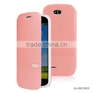MOFi Flip Leather Cover Case for ZTE N919, Mobile Phone Accessory for ZTE N919D Case thumbnail-6