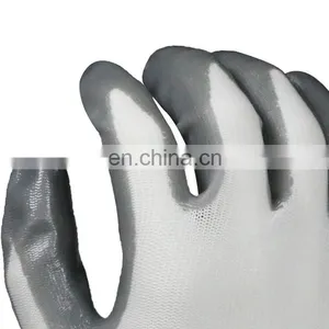 China Factory Colorful Customized Comfortable Industry Nitrile Coated Work Gloves With Logo thumbnail-2