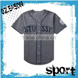 High Quality Customized Design Training Baseball Jersey T-shirts for Adult Men/women College Students Supplier's Choice thumbnail-1