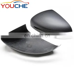 Matt Black Dry Carbon Fiber Mirror Cover for Mercedes GLC Class W253 S Class W222 C Class W205 E Class W213 W238 thumbnail-5