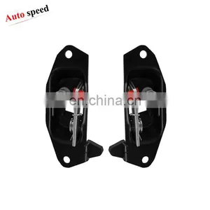 Left & Right Pair Tailgate Latch Lever With Striker Bolt for Chevy Silverado, Replace # 15921948 15921949 thumbnail-2