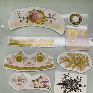 Water Transfer Printing Waterslide Decal Silk Screen Printing for Gifts,luxury,glass Bottle,motorcycle Helmet Etc. thumbnail-1