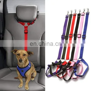Pet Products Universal Practical Cat Dog Safety Adjustable Car Seat Belt Harness Leash Puppy Seat-belt Travel Clip Strap Leads thumbnail-1