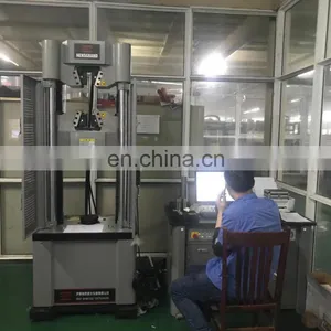 WAW-D 300-1000kN 30-100Ton Worm Gear Computerized Electro-hydraulic Servo Universal Testing Machine thumbnail-5