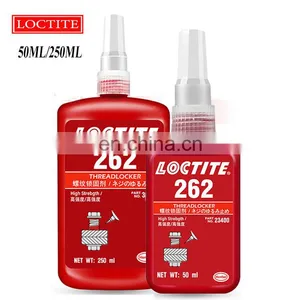 10ml 50ml 250ml Loctiter 262 Screw Glue Red High Strength Thread Fastener Oil Resistant Permanent Locking Anaerobic Glue thumbnail-1