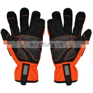 TPR Oil Construction Industrial Cut Resistant Protection Impact Hand Safety Mechanic Working Gloves thumbnail-3
