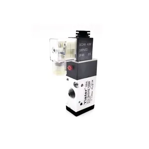3/2 Way Normally Closed 3V410-15W External Pilot Pneumatic Electric Solenoid Valve thumbnail-4