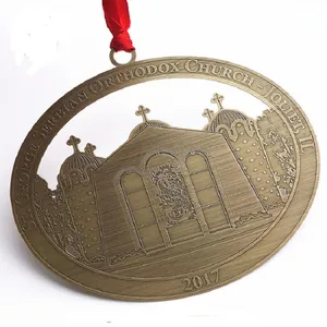 Beautiful Custom Christmas Hanging Metal Stainless Steel Ornament thumbnail-2