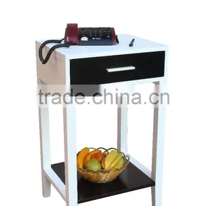 Simplistic Telephone End Table With 1 Drawer and Storage Shelf thumbnail-1