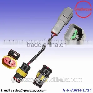 2pin Duetsch Waterproof Power Cable Connector Assembly thumbnail-1