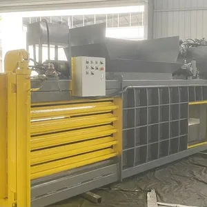 WL160T Carton Bale Compress Machine Waste Carton Plastic Compressing Baling Machine thumbnail-3