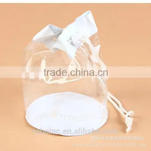Clear Large Soft PVC Drawstring Gift Christmas Bags Manufacturer(20151028A33) thumbnail-4
