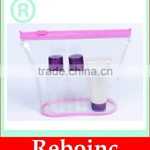 Reboinc-03 Clear Vinyl Cosmetic Bag PVC Cosmetic Bag for Make up Set thumbnail-1