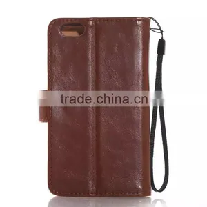Wallet Card Holder PU Leather Case for Iphone 6 & 6 Plus thumbnail-3