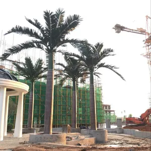Customization Make High Quality Artificial Coconut Palm Tree for School Decoration 25 Meters Simulation Bonsai Palm Trees thumbnail-1