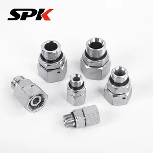 Yonghua Parker EGE Union Swivel Joint, Ferrule-Type Hydraulic Adapter, 2MC 2MD Stainless Steel Fitting thumbnail-1