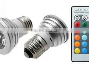 Best Price Hot Sales 3W E27 RGB Spot Light thumbnail-1