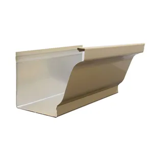 Supply of 8-inch Aluminum Alloy Gutters, Drainage Troughs for Factory Building Eaves, and Manufacturer of Prefabricated Eaves Gutters thumbnail-5