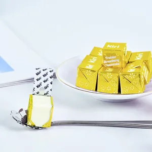 La Vache Qui Rit /Triangle Cheese Aluminum Foil Folding Packaging Cheese Processing Line of Tokkepack thumbnail-5
