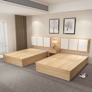 Modern Light Luxury Leather Bedroom Soft Bed Suitable For High-end Villa Hotel Double Beds thumbnail-4