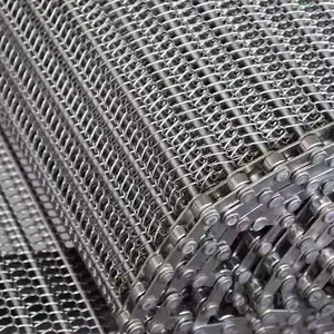 Spiral Chain Mesh With High Temperature Resistant 304 Stainless Steel Wire Mesh Conveyor Belt thumbnail-2