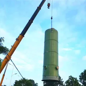 GRP Integrated Lifting Pump Station Sewage Rainwater Collection Factory Direct thumbnail-2