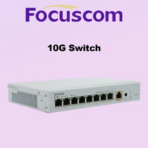 L3 Managed 10G Network Switch, 8-Port 10G Base-T RJ45 Ethernet Switch, High-Performance Enterprise Core/Aggregation Layer Switch Focuscom S5720-8H thumbnail-3