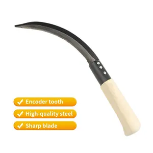 Wholesale African Sickle Agricultural Sickle Hand Held Sickle for Crop Harvesting Grass Cutting and Farm Supply thumbnail-1
