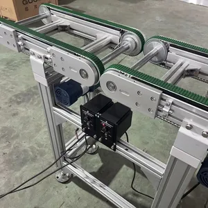 Custom Small Aluminum Profile Conveyors, Double Row Timing Belt Mini Lifting Machines, Assembly Line Transfer Equipment thumbnail-2