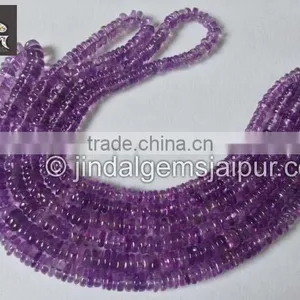Wholesale Natural African Amethyst Smooth Tube Beads thumbnail-1