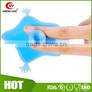 Latest FDA Standard Star And Moon Shape Silicone Body Bath Brush For Babies thumbnail-6