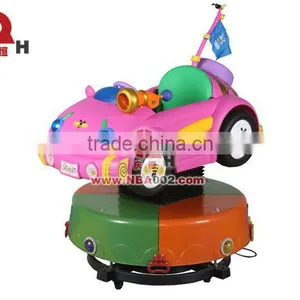 QHRLA08 Coin Pushed Rotary Lifting Electric Children Car Amusement Machine thumbnail-1