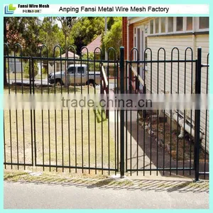 Beautiful 2400 Long Two Rails Flat Top Swimming Pool Fence thumbnail-6