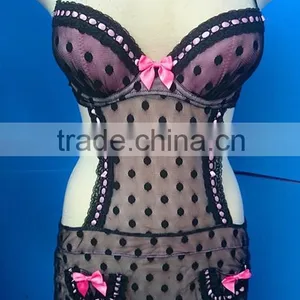 Sexy Apron Nightwear, Sexy Bra, Sexy Lingerie Factory thumbnail-1
