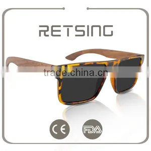 New Style pc Frame Bamboo Temples Sunglasses thumbnail-1