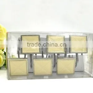 Golden Flower Square Polyresin Shower Curtain Hooks thumbnail-5