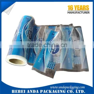 Custom Packaging Plastic Film for Water Pouch/ Bag Pouch Roll for Water 500ml Quality Choice thumbnail-2
