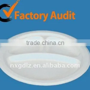Biodegradable Bagasse Tableware With Compartment thumbnail-1