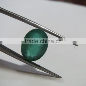 4.10 Carats SUPER Quality Zambian NATURAL UNTREATED Emerald Oval Cut Gemstones thumbnail-2