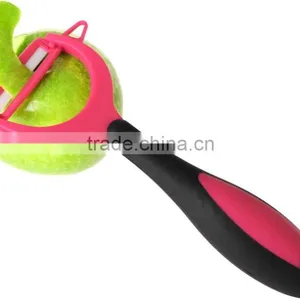 ABS+CERAMIC 18*8.5 Colorful Kitchen Gadgets Ceramic Vegetable Peeler With Comfortable Handle/ceramic Fruit&vegetable Peeler thumbnail-1