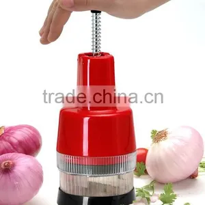 S/S+ABS+PS+PP 26*9.2*9.2 Plastic Kitchen Accessories New Best Carrot Chopper/small Tomato Paste Machine/ginger Onion Chopper thumbnail-2