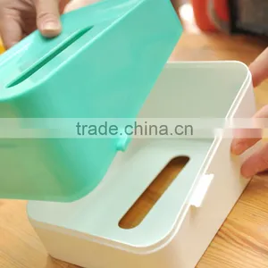 Eco-friendly Mini Plastic Decorate Square Tissue Box thumbnail-5