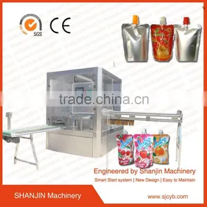 Automatic Price Spout Pouch Filling Machine / Water Spout Pouch Filling Machine / Standup Pouch Filling Machine With Spout Quality Choice thumbnail-1