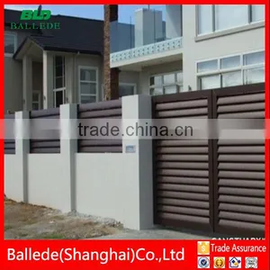 Competitive Price Fixed Oval Blade Aluminum Louvre Fence thumbnail-3